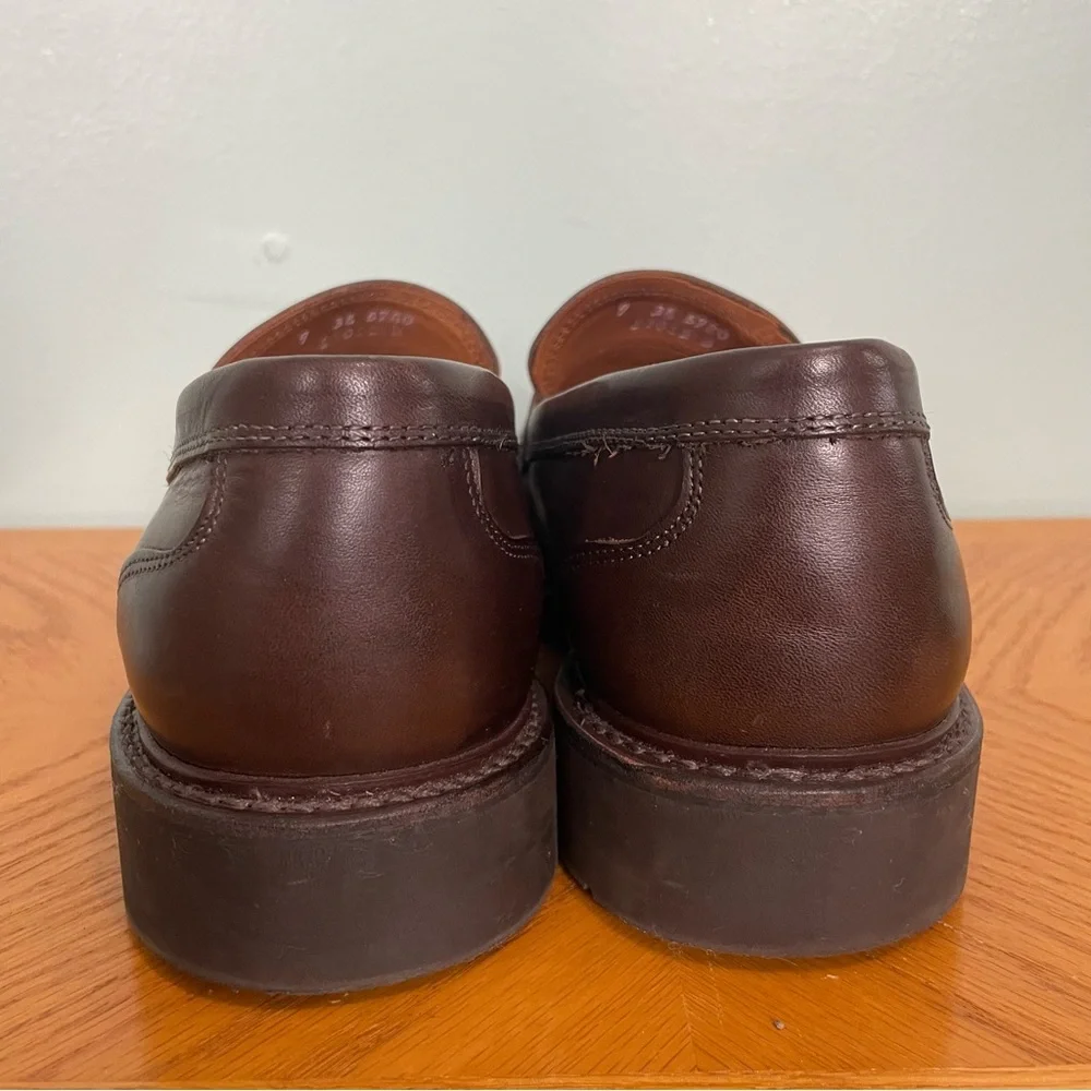 Allen Edmonds Denali Penny Loafers Men Size 9 Chocolate Brown 5780